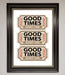 Good Times Beige Framed Wall Art - Hi Society