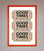 Good Times Beige Framed Wall Art - Hi Society