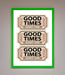 Good Times Beige Framed Wall Art - Hi Society