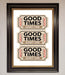 Good Times Beige Framed Wall Art - Hi Society
