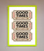 Good Times Beige Framed Wall Art - Hi Society