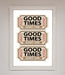 Good Times Beige Framed Wall Art - Hi Society