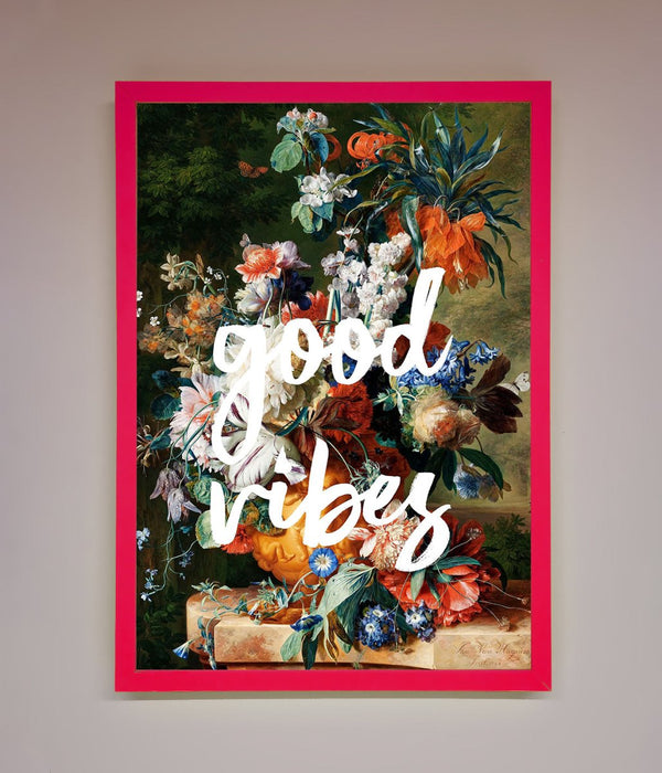 Good Vibes Framed Wall Art - Hi Society
