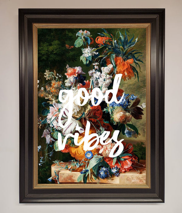 Good Vibes Framed Wall Art - Hi Society