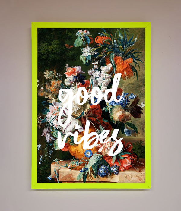 Good Vibes Framed Wall Art - Hi Society