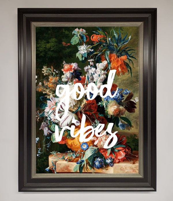 Good Vibes Framed Wall Art - Hi Society