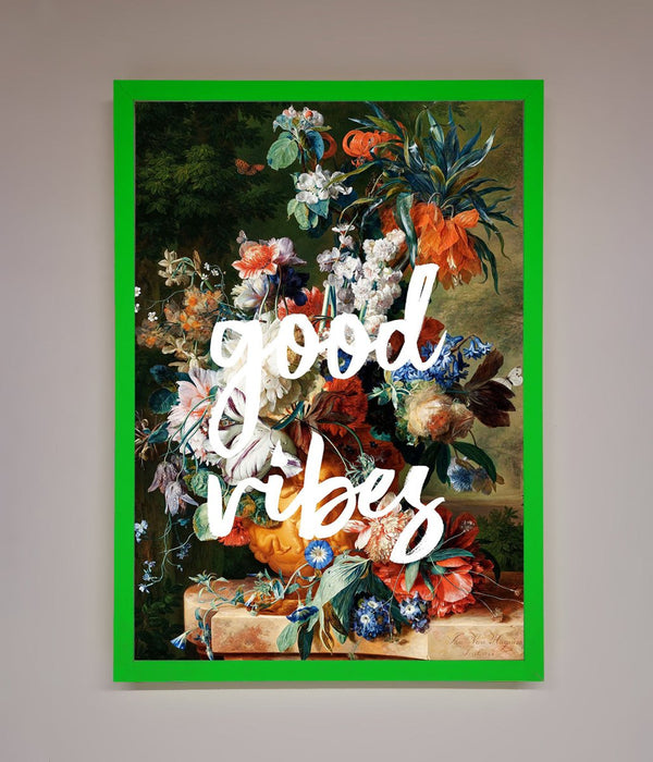 Good Vibes Framed Wall Art - Hi Society