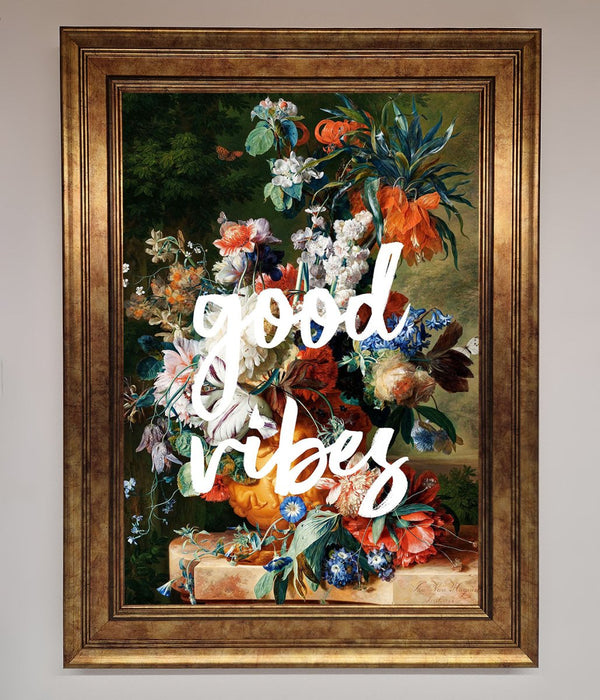 Good Vibes Framed Wall Art - Hi Society