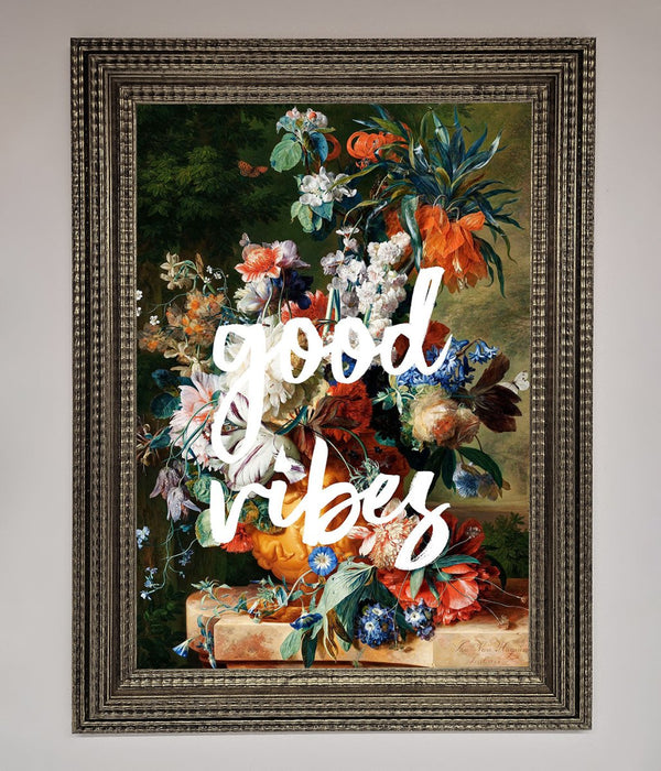 Good Vibes Framed Wall Art - Hi Society