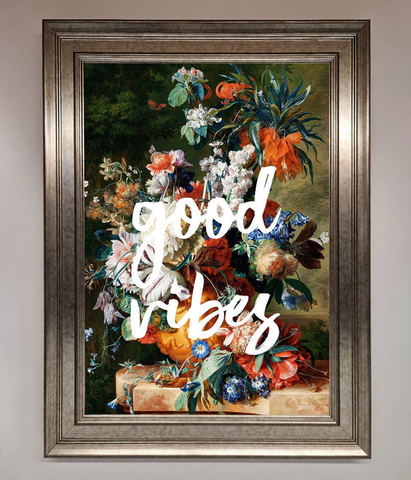 Good Vibes Framed Wall Art - Hi Society