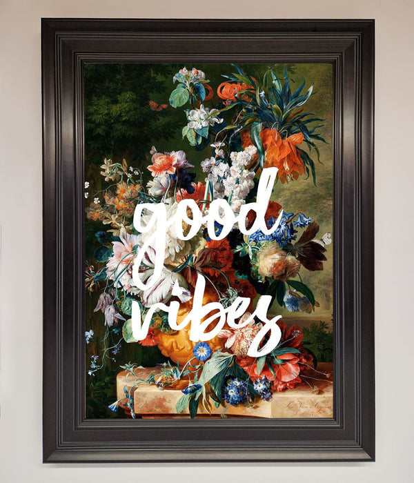 Good Vibes Framed Wall Art - Hi Society