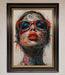 Graffiti Lady Glasses Framed Wall Art - Hi Society