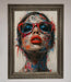 Graffiti Lady Glasses Framed Wall Art - Hi Society