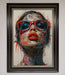 Graffiti Lady Glasses Framed Wall Art - Hi Society