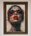 Graffiti Lady Glasses Framed Wall Art - Hi Society