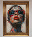 Graffiti Lady Glasses Framed Wall Art - Hi Society
