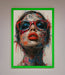 Graffiti Lady Glasses Framed Wall Art - Hi Society