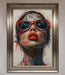 Graffiti Lady Glasses Framed Wall Art - Hi Society