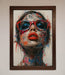 Graffiti Lady Glasses Framed Wall Art - Hi Society