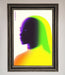 Green To Yellow Woman Framed Poster - Hi Society