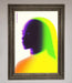 Green To Yellow Woman Framed Poster - Hi Society