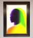 Green To Yellow Woman Framed Poster - Hi Society