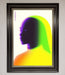 Green To Yellow Woman Framed Poster - Hi Society