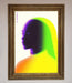 Green To Yellow Woman Framed Poster - Hi Society