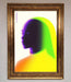 Green To Yellow Woman Framed Poster - Hi Society