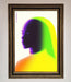 Green To Yellow Woman Framed Poster - Hi Society
