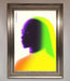 Green To Yellow Woman Framed Poster - Hi Society