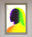 Green To Yellow Woman Framed Poster - Hi Society