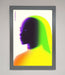 Green To Yellow Woman Framed Poster - Hi Society