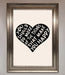 Happy Heart Framed Print - Hi Society