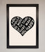 Happy Heart Framed Print - Hi Society