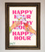 Happy Hour Framed Poster - Hi Society