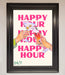 Happy Hour Framed Poster - Hi Society
