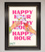 Happy Hour Framed Poster - Hi Society