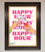 Happy Hour Framed Poster - Hi Society