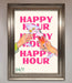 Happy Hour Framed Poster - Hi Society