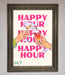 Happy Hour Framed Poster - Hi Society