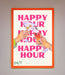 Happy Hour Framed Poster - Hi Society