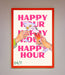 Happy Hour Framed Poster - Hi Society