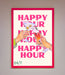 Happy Hour Framed Poster - Hi Society