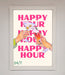 Happy Hour Framed Poster - Hi Society
