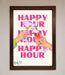 Happy Hour Framed Poster - Hi Society