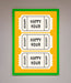 Happy Hour Mustard Framed Wall Art - Hi Society