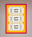 Happy Hour Mustard Framed Wall Art - Hi Society