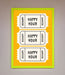 Happy Hour Mustard Framed Wall Art - Hi Society