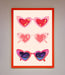 Heart Sunglasses Framed Poster - Hi Society